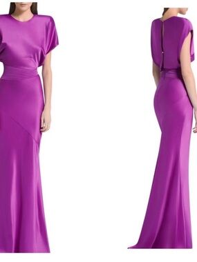 Zhivago Fuchsia Satin Wedding Gown